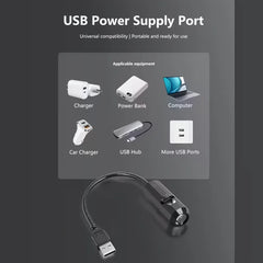 LED USB Projector Light 3/6pcs Projection