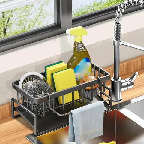 Kitchen Sink Drain Rack Organizer Sponge