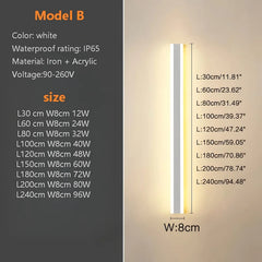 Dimmable Garden Wall Lamp Modern