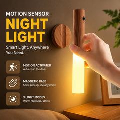 Smart Motion Sensor Night Light LED Rechargeable