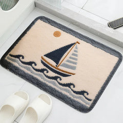Sea Star Pattern Water Absorbing Foot Mat