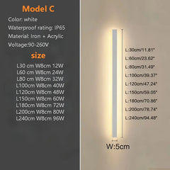 Dimmable Garden Wall Lamp Modern